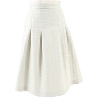 オリジナルジャガードタックスカート(ベージュ-S(36))