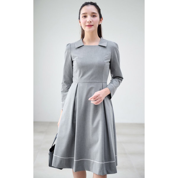 襟付き長袖ワンピース｜キタムラオンラインショップ