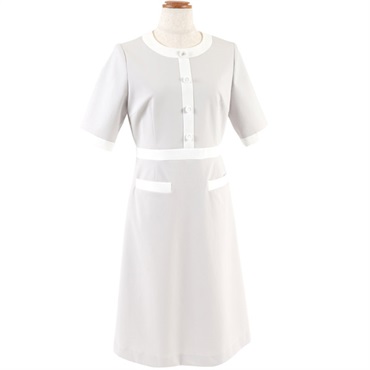 配色ストレッチポンチワンピース