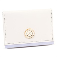 パスケース(ライトグレー／ラベンダー)