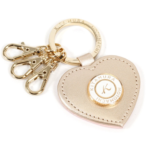 キーホルダー(ゴールド／ピンク)