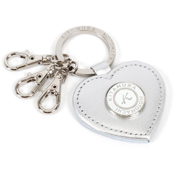 キーホルダー(シルバー／アイスブルー)