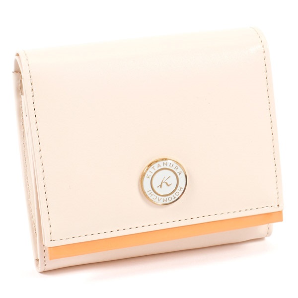 二折財布(サーモン／オレンジ)