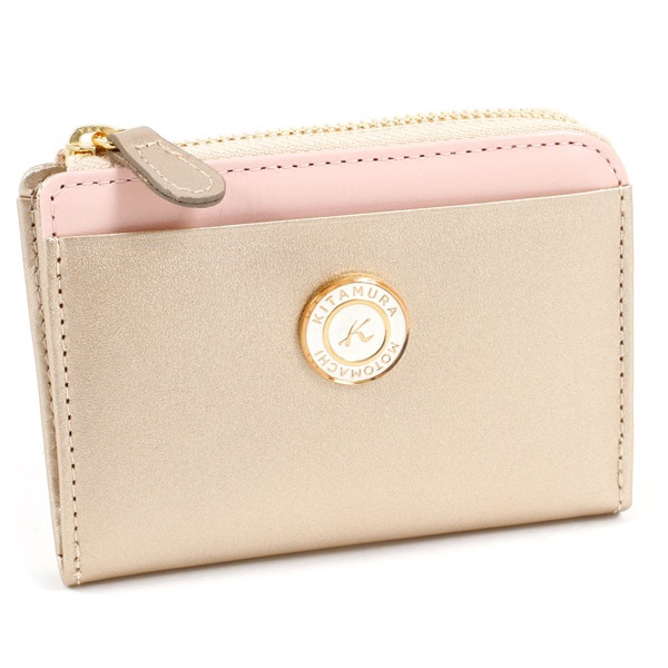 小銭入れ(ゴールド／ピンク)