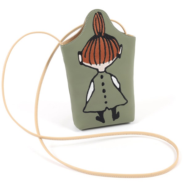 【MOOMIN×Kitamura】ショルダーバッグ(カーキ／ベージュ)