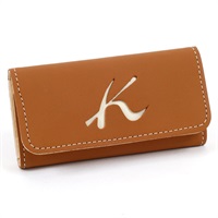 キーケース(キャメル／アイボリーステッチ)