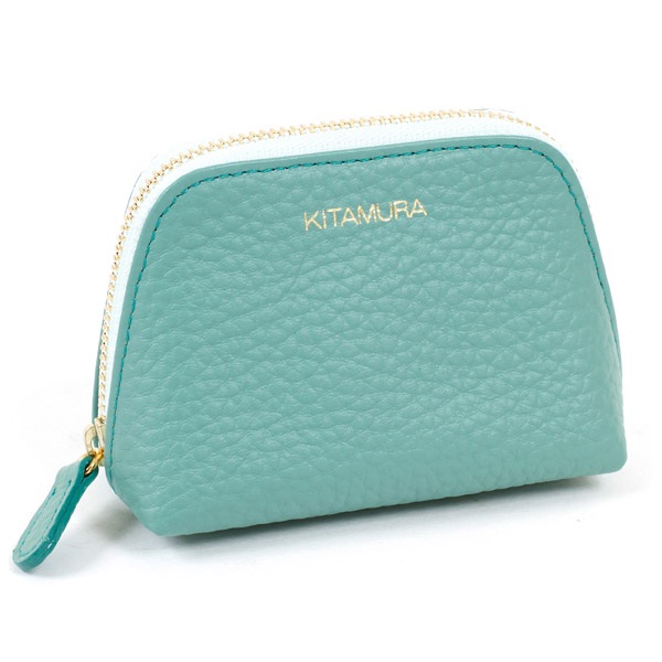 ポーチ(グリーン／アイスブルー)