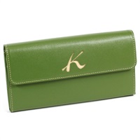 長財布(オリーブ／ベージュ)