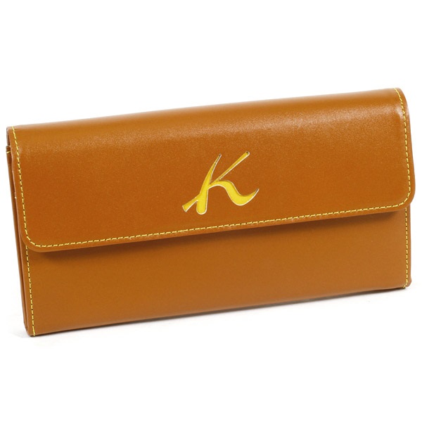 長財布(キャメル／イエロー)