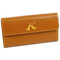 長財布(キャメル／イエロー)