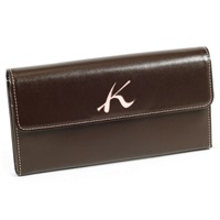 長財布(チョコ／ピンク)