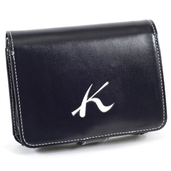 二折財布(ダークブルー／ホワイト)