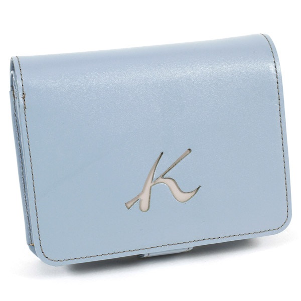 二折財布(ブルーグレー／ライトグレー)