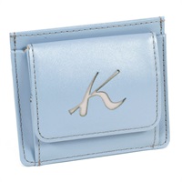 小銭入れ(ブルーグレー／ライトグレー)