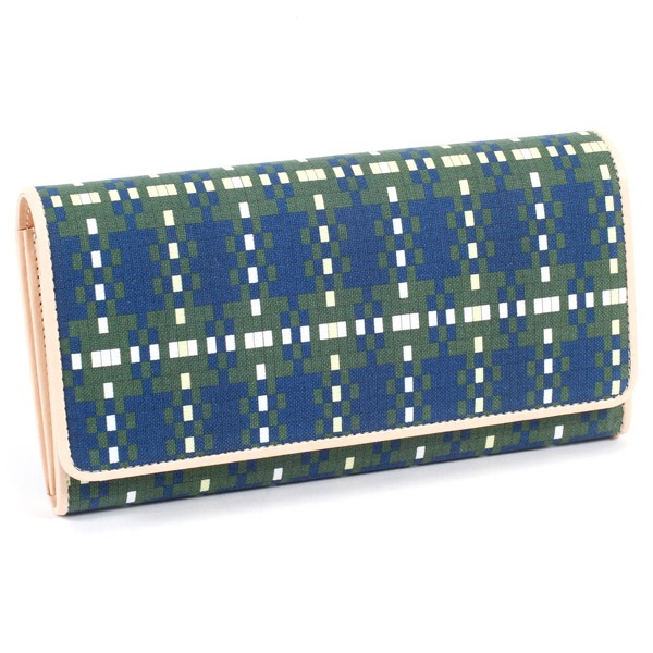 長財布(グリーン／コンビ)