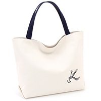 アイボリー×レッド 最終お値下げキタムラ マリントートバッグ オレンジ