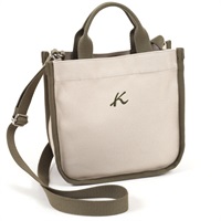 【WEB限定】２ｗａｙショルダーバッグ(サンドベージュ／オリーブ)