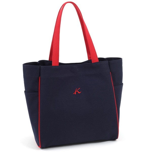 【WEB限定】セミショルダーバッグ(ダークブルー／レッド)