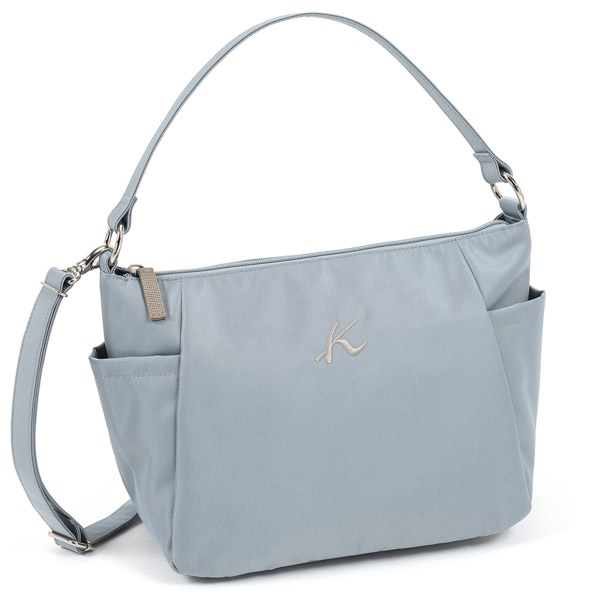 【WEB限定】２ｗａｙセミショルダーバッグ(ブルーグレー)