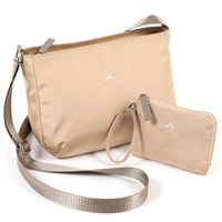 ショルダーバッグ(ベージュ／サンドベージュ)