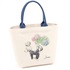 トートバッグ(アイボリー／ブルー)
