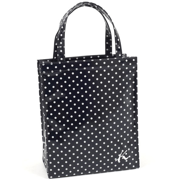 ショッピングバッグ(ダークブルー（ドット）)