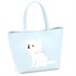 ハンドバッグ（チワワ）(アイスブルー／ホワイト)