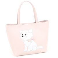 ハンドバッグ（チワワ）(ピンク／ホワイト)