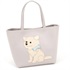 ハンドバッグ（チワワ）(ライトグレー／ベージュ)