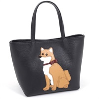 ハンドバッグ（柴犬）(ダークブルー／キャメル【入荷予定日：1月25日】)