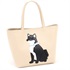 ハンドバッグ（柴犬）(ライトベージュ／ブラック)
