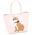 ハンドバッグ（柴犬）(ピンク／キャメル)
