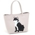 ハンドバッグ（柴犬）(ライトグレー／ブラック)