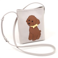 ショルダーバッグ（トイプードル）(ライトグレー／ブラウン【入荷予定日：1月25日】)