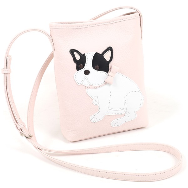 ショルダーバッグ（フレンチブル）(ピンク／ブラック)
