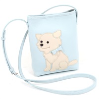 ショルダーバッグ（チワワ）(アイスブルー／ベージュ)