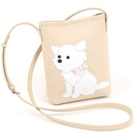 ショルダーバッグ（チワワ）(ライトベージュ／ホワイト)