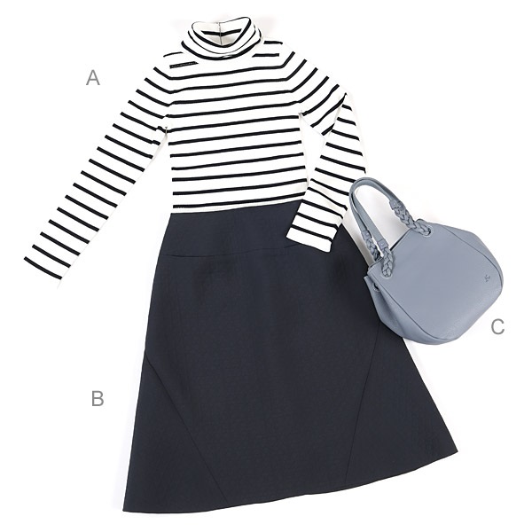 キタムラ コーディネート福袋2026【着回し】((A)ホワイト　(B)ダークブルー　(C)ブルーグレー-S(36))