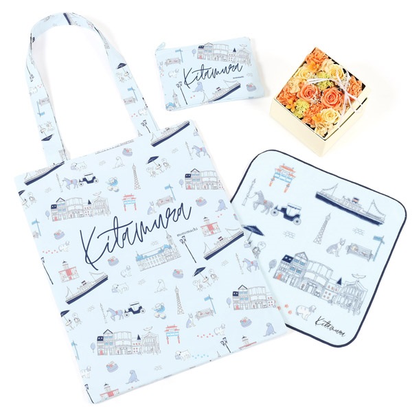 フラワーギフトセット(アイスブルー)