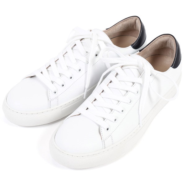 スニーカー(ホワイト（ダークブルー）-22cm)