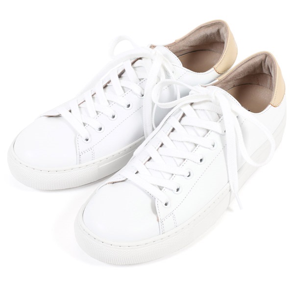 スニーカー(ホワイト（ベージュ）【入荷予定日：3月31日】-22cm)