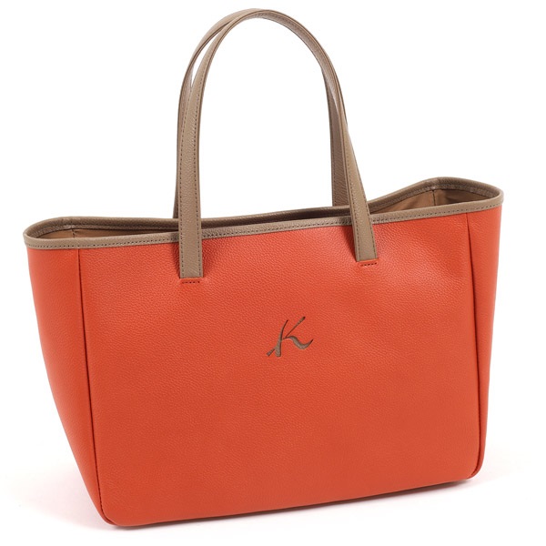 ハンドバッグ(レンガ／ココア)