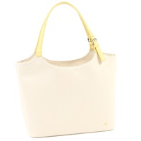 セミショルダーバッグ(アイボリー／イエロー)