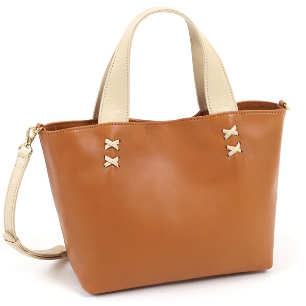 ２ｗａｙハンドバッグ(キャメル／ベージュ)