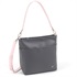 ２ｗａｙセミショルダーバッグ(チャコールグレー／ピンク)