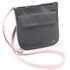 ショルダーバッグ(チャコールグレー／ピンク)