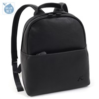 リュック(ブラック／サンドベージュステッチ)