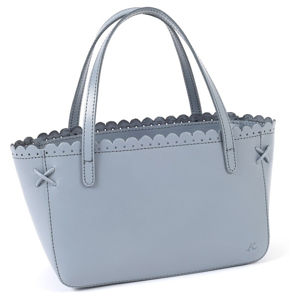 ハンドバッグ(ブルーグレー)