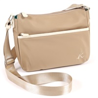 ショルダーバッグ(サンドベージュ／アイボリー)