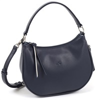 ２ｗａｙハンドバッグ(ダークブルー／ホワイト)